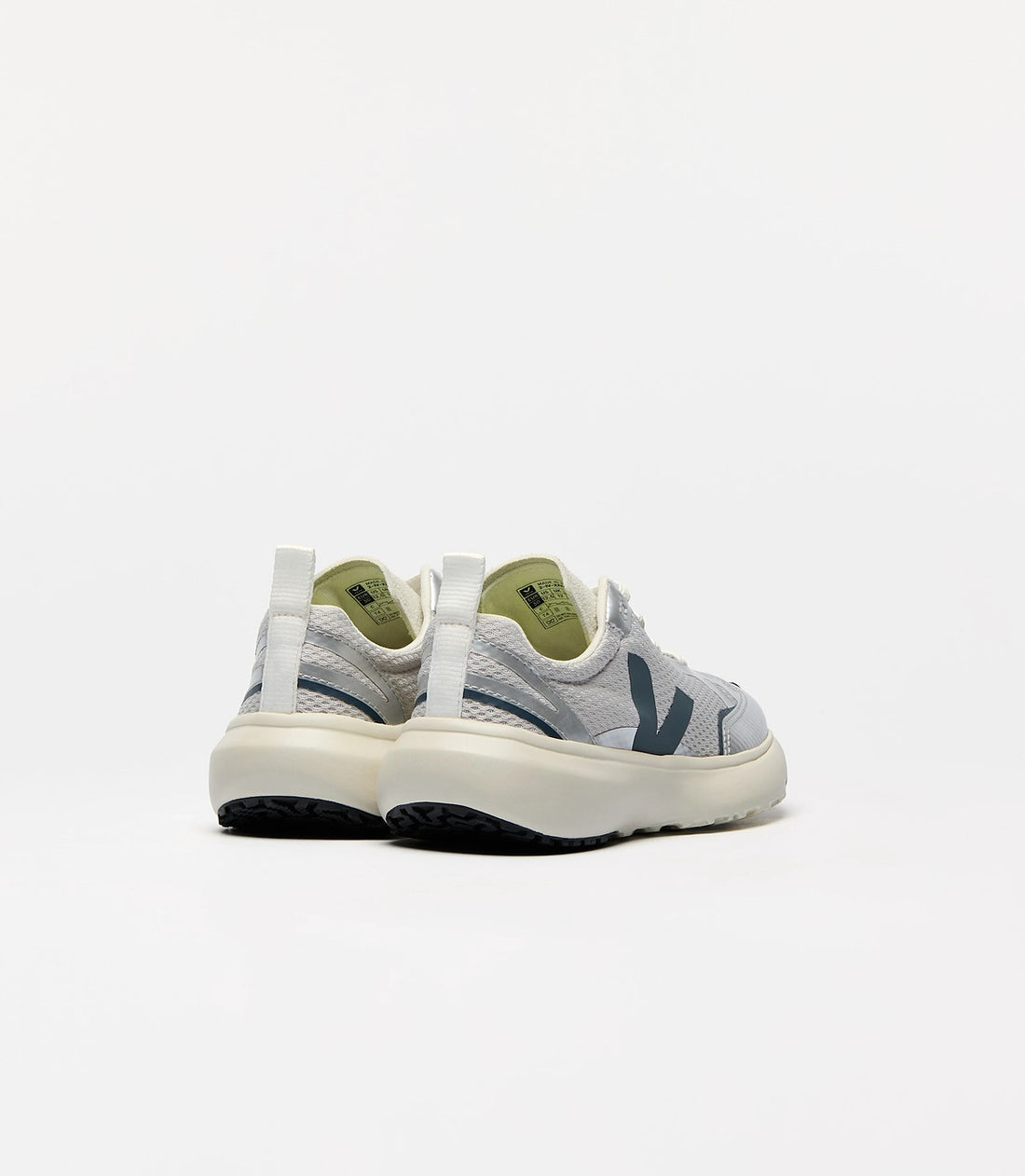 Canary Elastic Laces Alveomesh Sneakers - Grey California