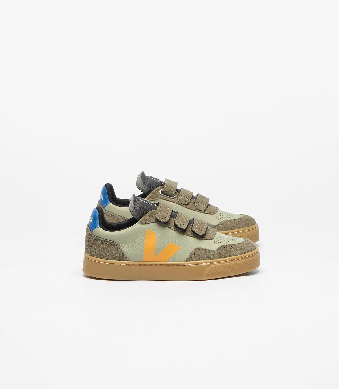 V-90 Leather Sneakers - Clay Mango Kaki