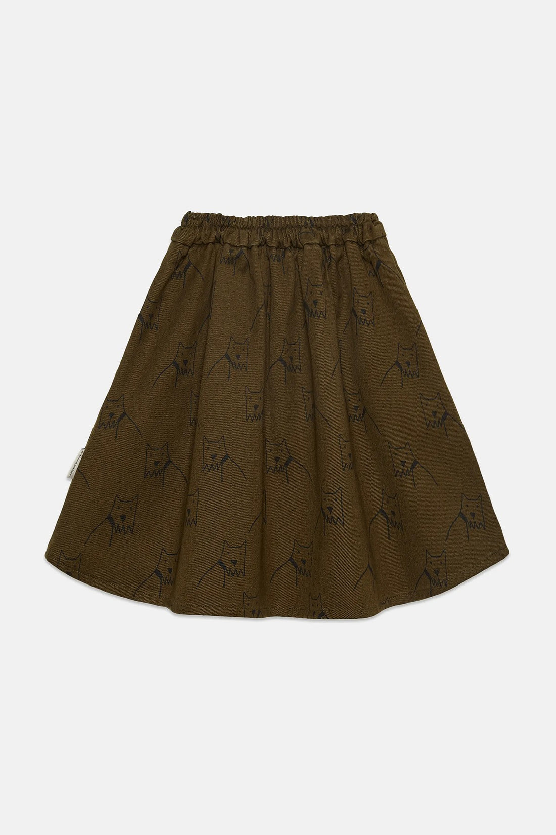 City Dog All Over Canvas Skirt