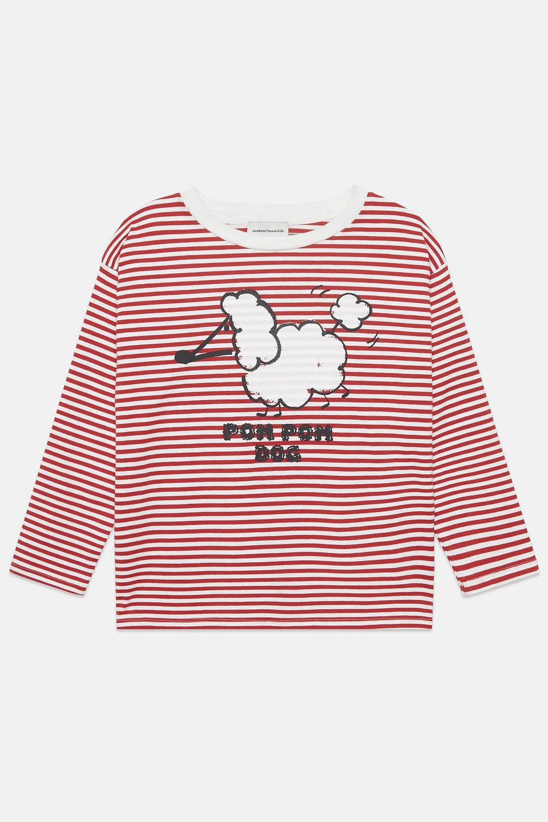 Pom Pom Dog Long Sleeve T-shirt