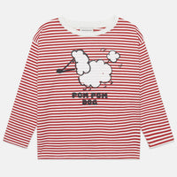 Pom Pom Dog Long Sleeve T-shirt