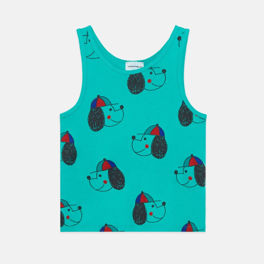Happy Dog Tank T-Shirt - Parkette.