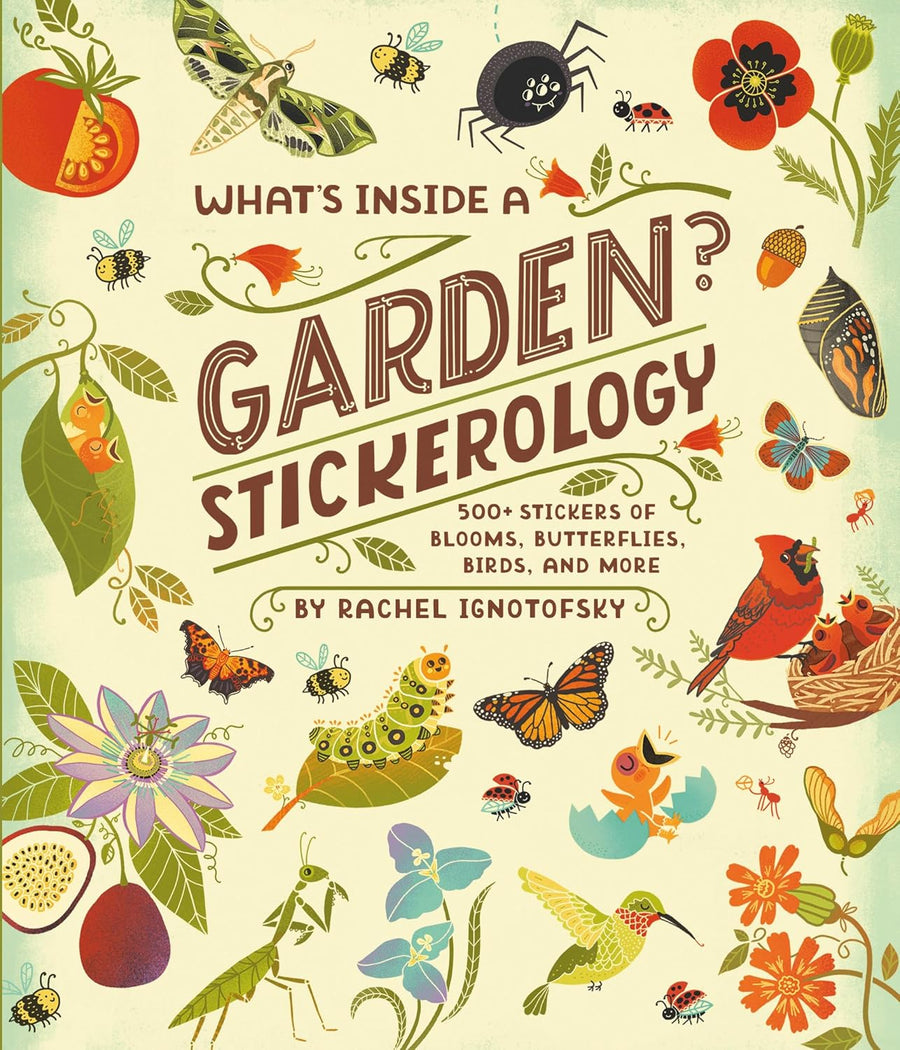 What's Inside a Garden? 500+ Stickers of Blooms, Butterflies, Birds, and More - Parkette.