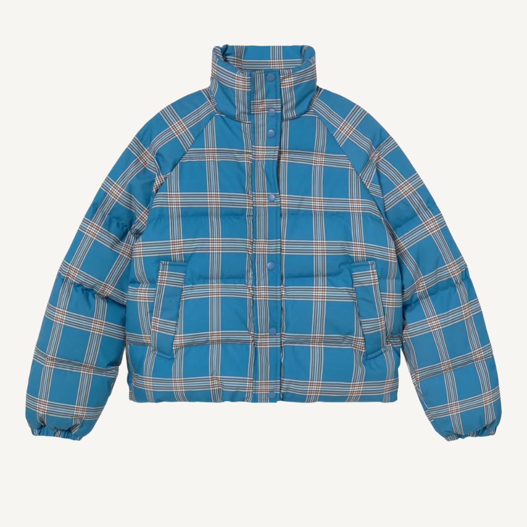 Womens Check Short Jacket - Parkette.