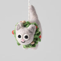 Ernest Cat Felt Ornament