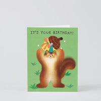 It's Your Birthday Squirrel Greeting Card
