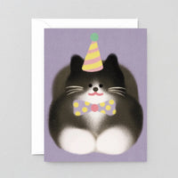 Tuxedo Cat Greeting Card