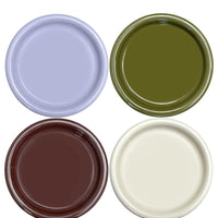 Rolli Dinner Plate in Assorted Colours - Set of 4 - Parkette.