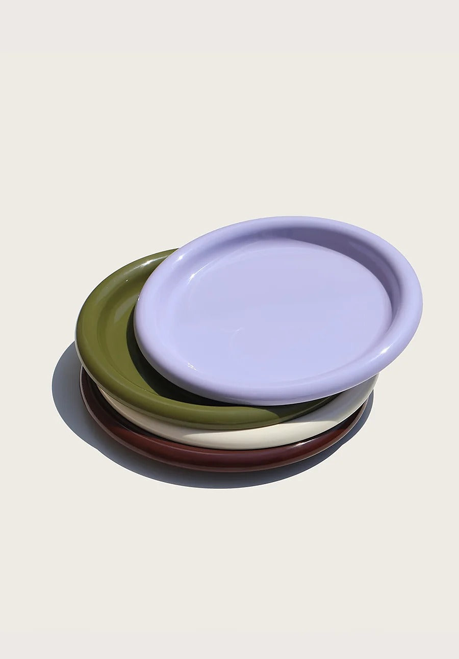 Rolli Dinner Plate in Assorted Colours - Set of 4 - Parkette.
