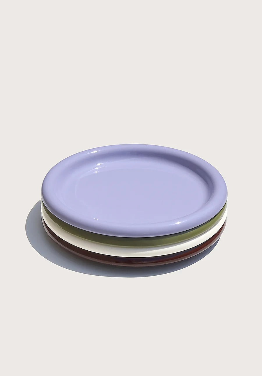Rolli Dinner Plate in Assorted Colours - Set of 4 - Parkette.