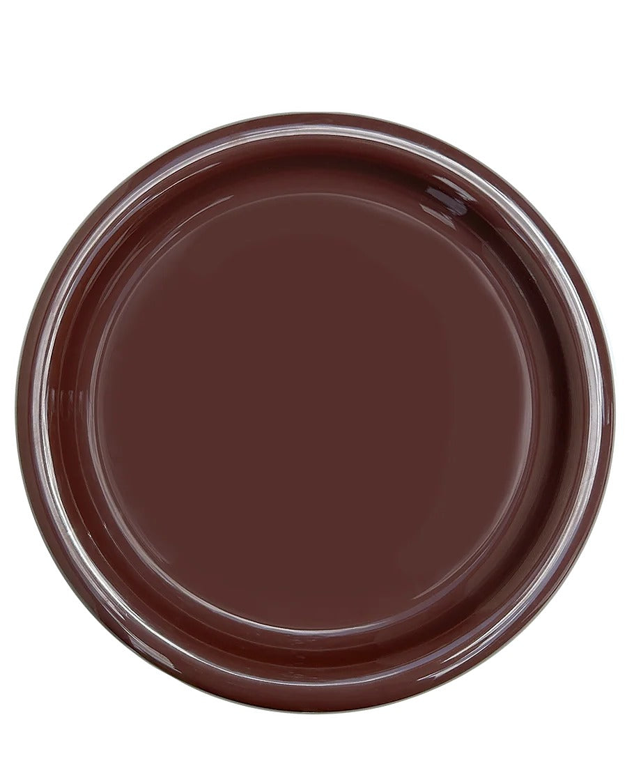 Rolli Dinner Plate in Chocolate - Set of 4 - Parkette.
