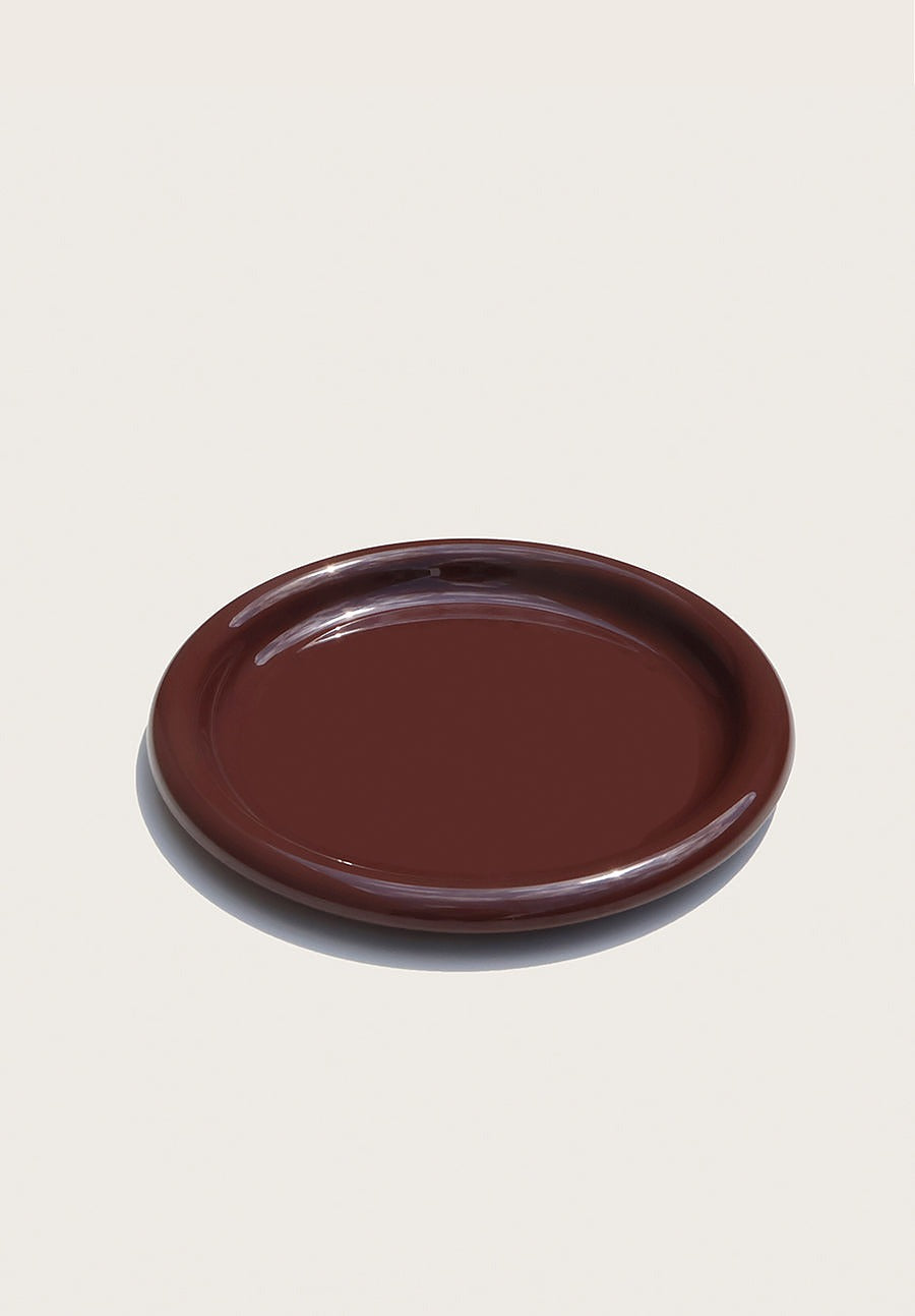 Rolli Dinner Plate in Chocolate - Set of 4 - Parkette.