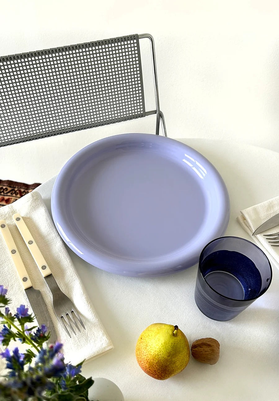 Rolli Dinner Plate in Lilac - Set of 4 - Parkette.