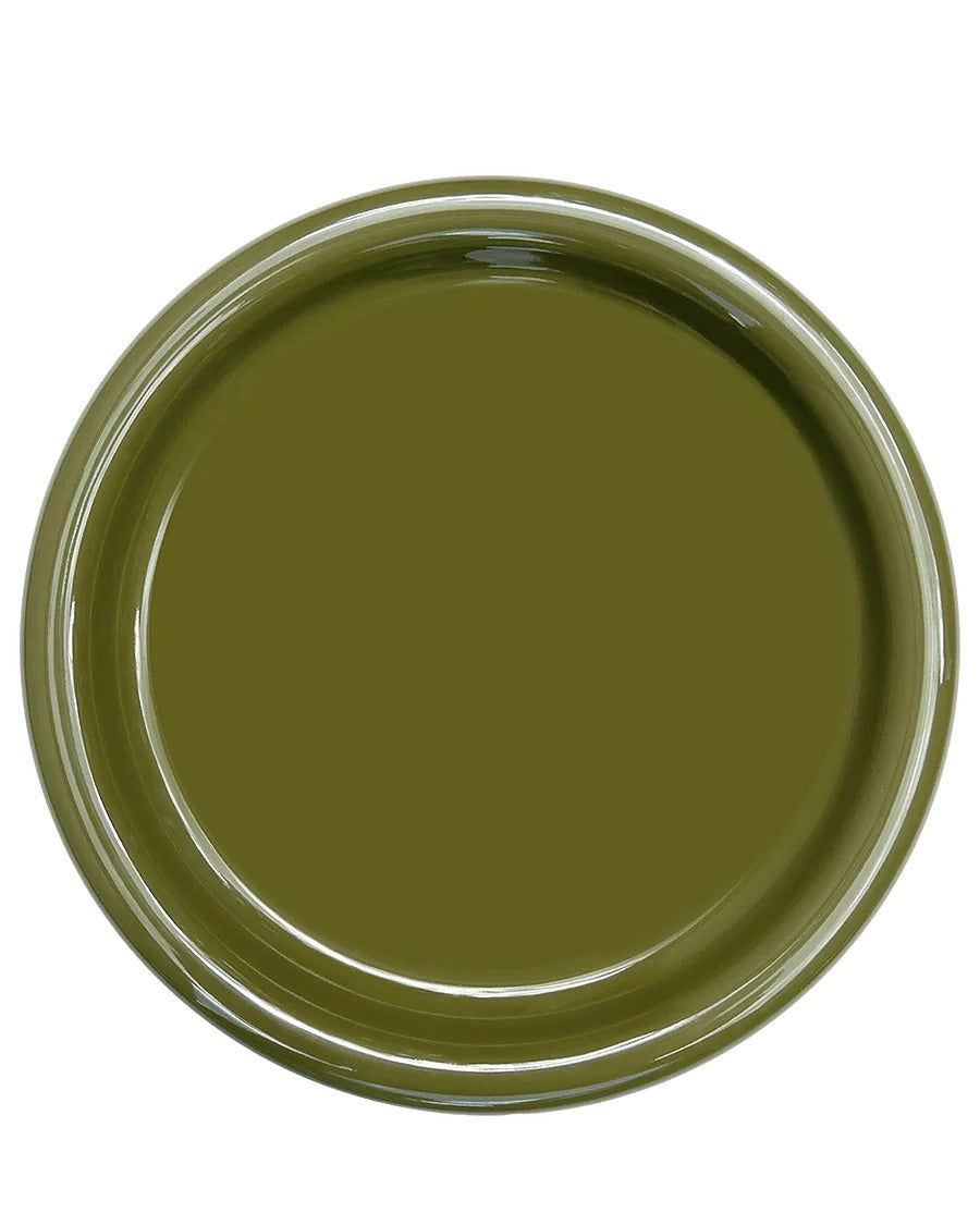 Rolli Dinner Plate in Olive - Set of 4 - Parkette.