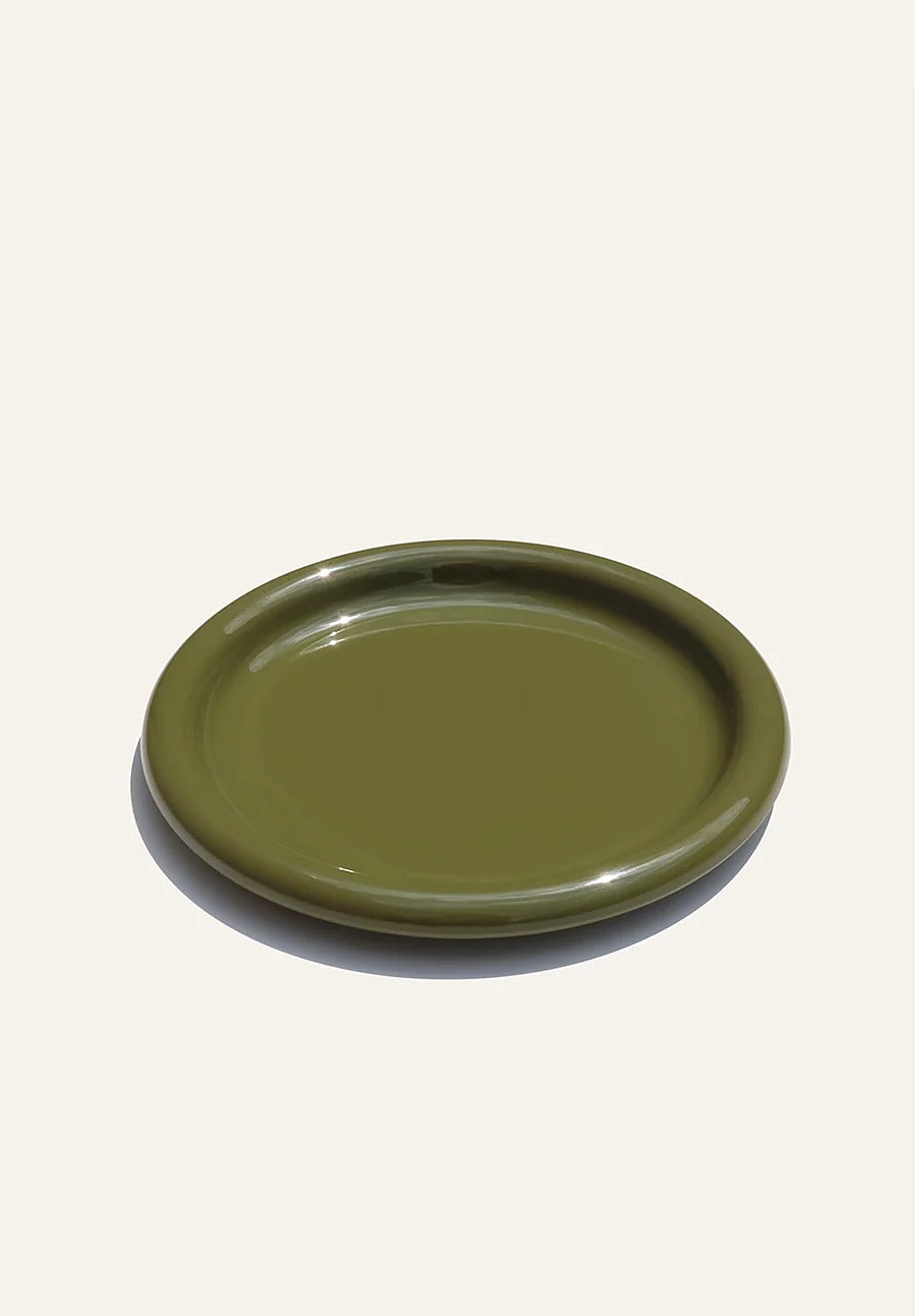 Rolli Dinner Plate in Olive - Set of 4 - Parkette.