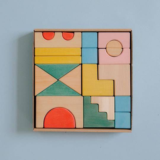 Classic Small Building Block Set (Candy) - Parkette.