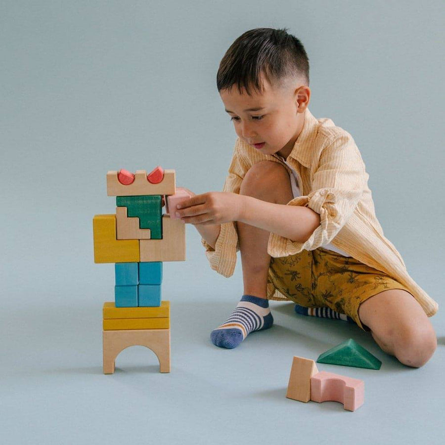 Classic Small Building Block Set (Candy) - Parkette.