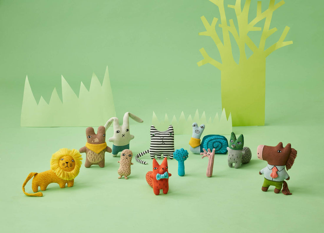 Wilfred Wolf - Cotton Toy - Parkette.