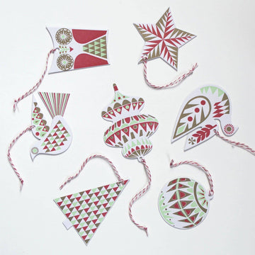 Christmas Ornament Gift Tag Set - Parkette.