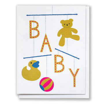 Baby Mobile Note Card - Parkette.