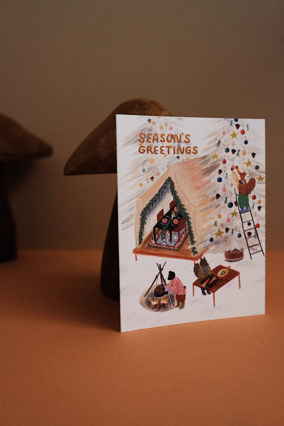 Holiday Tent Party Card - Parkette.
