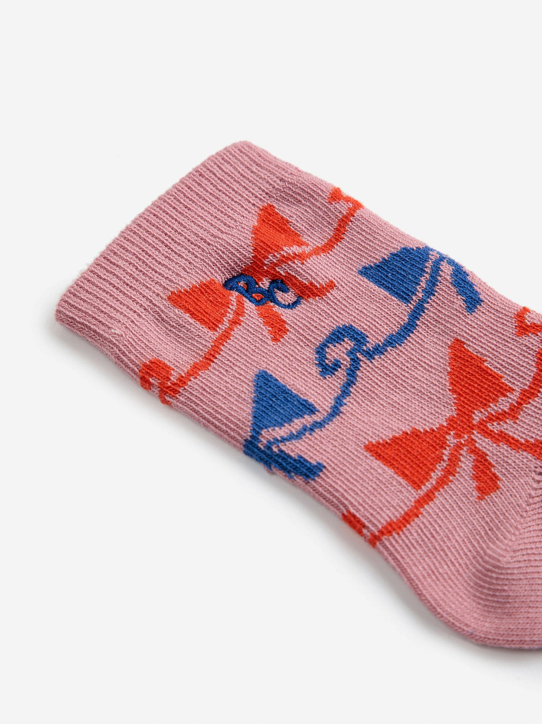 Baby Ribbon Bow All Over Short Socks - Parkette.