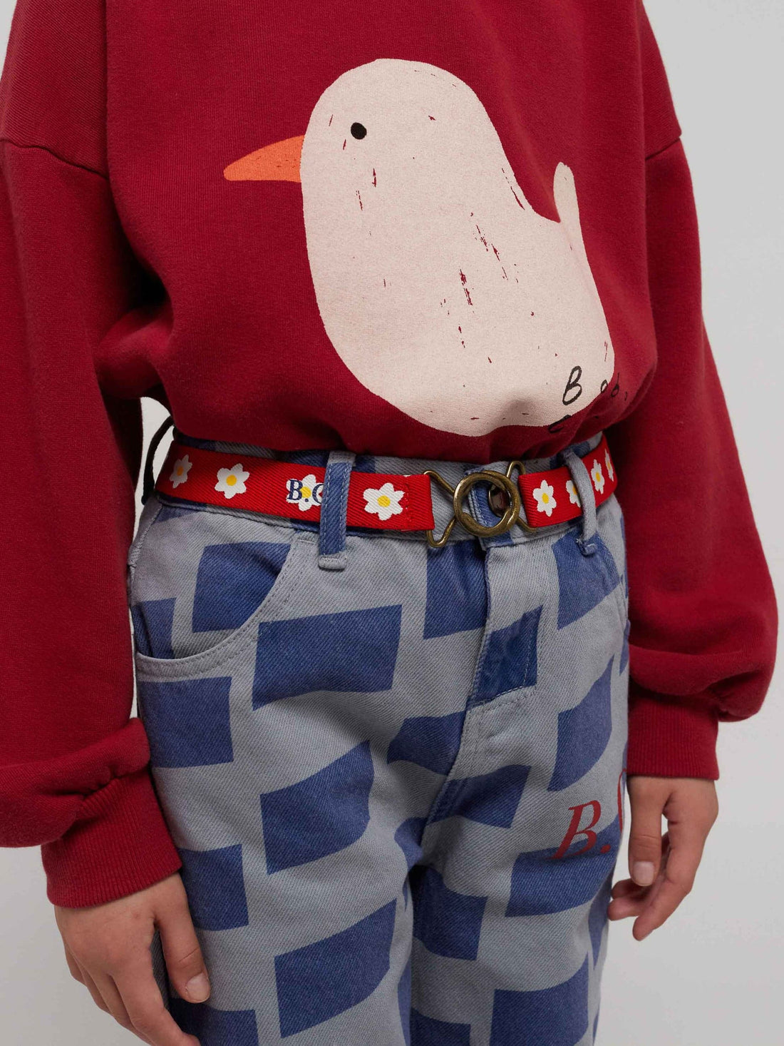 Little Flower All Over Elastic Belt - Parkette.
