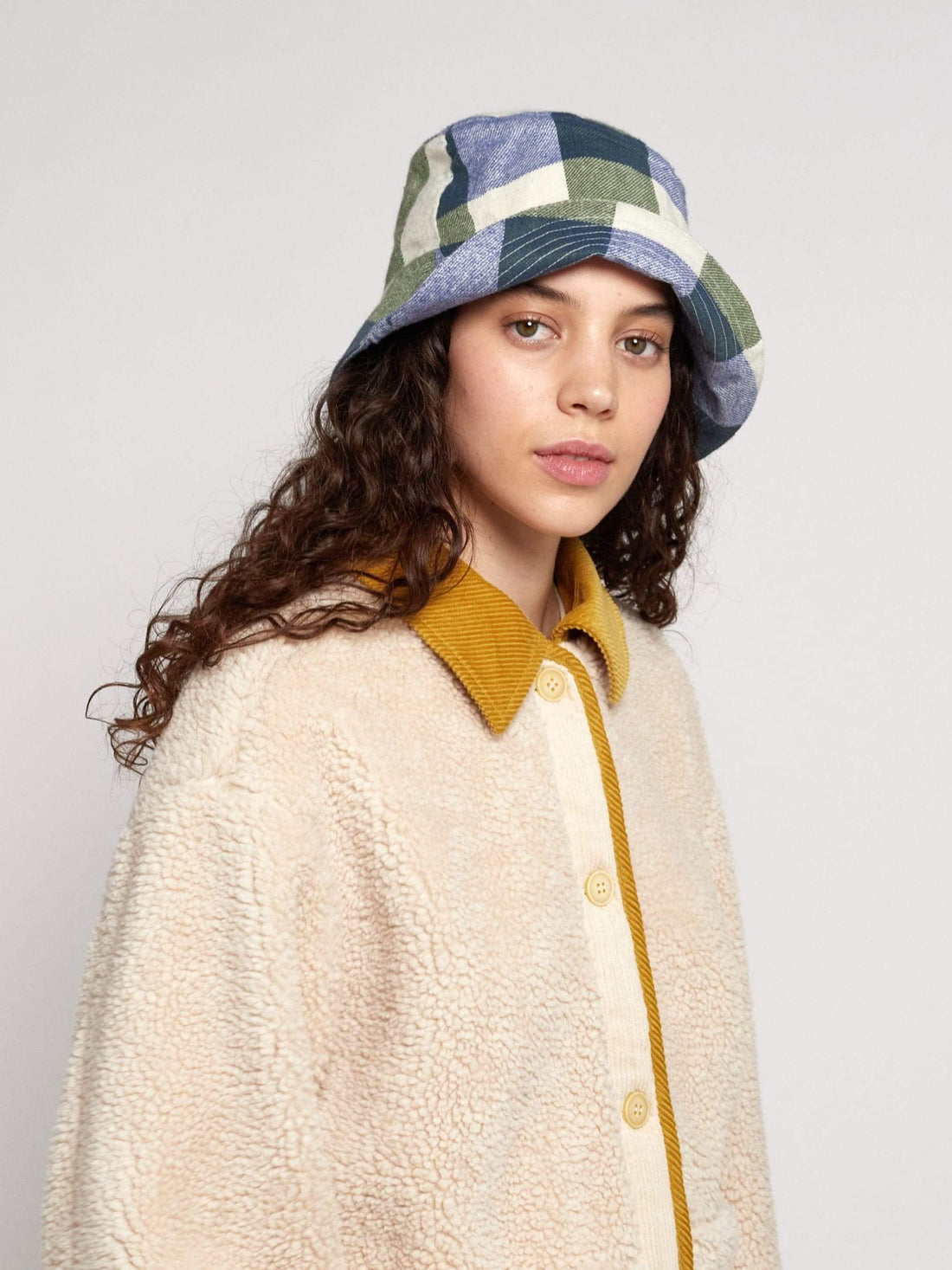 Plaid Check Fisherman Hat - Parkette.