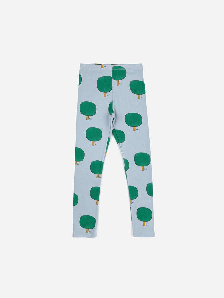 GREEN TREE ALL OVER LEGGINGS - Parkette.
