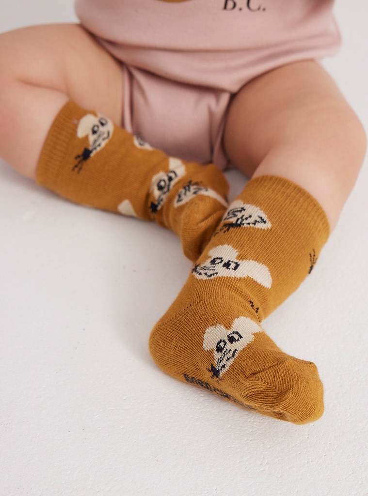 BABY MOUSE ALL OVER LONG SOCKS - Parkette.