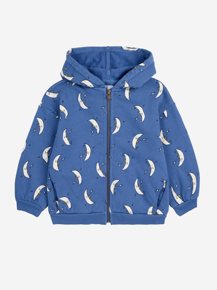 Beneath The Moon All Over Zipped Hoodie - Parkette.