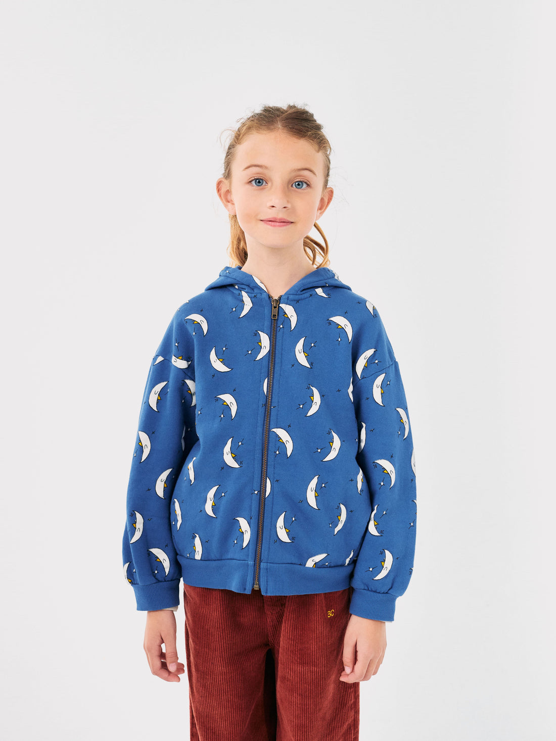 Beneath The Moon All Over Zipped Hoodie - Parkette.