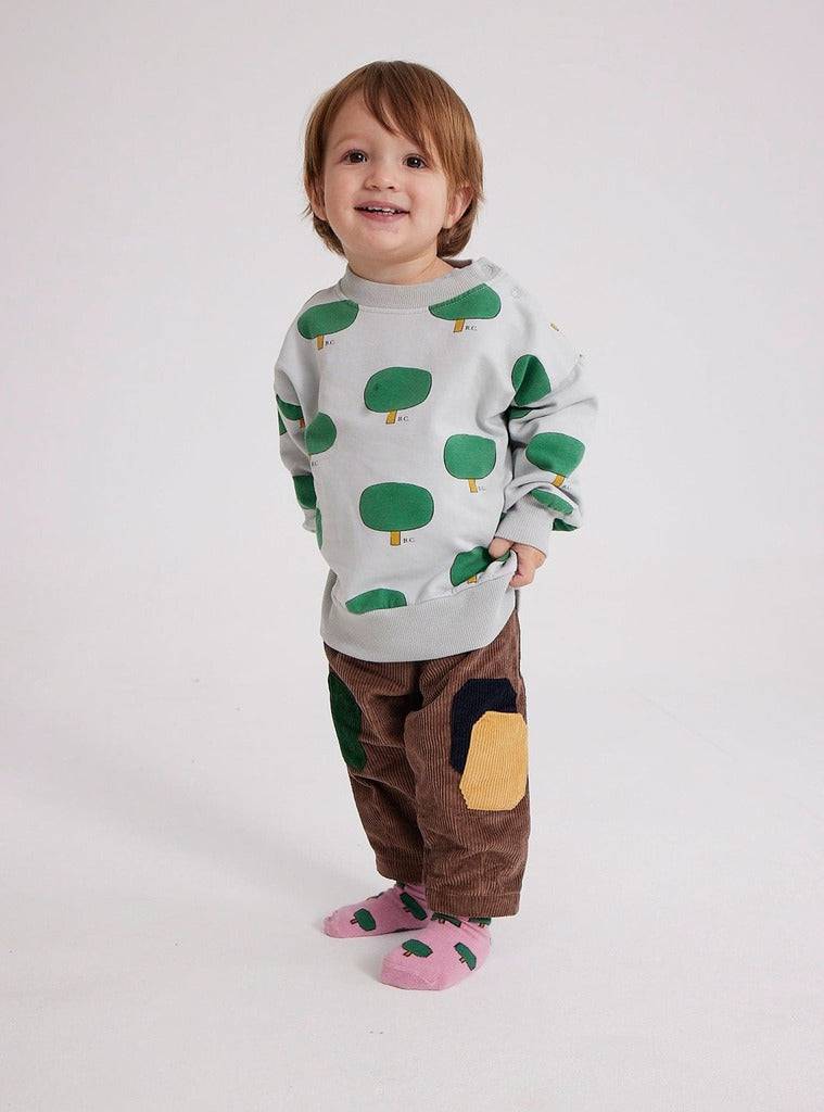 Baby Green Tree All Over Sweatshirt - Parkette.