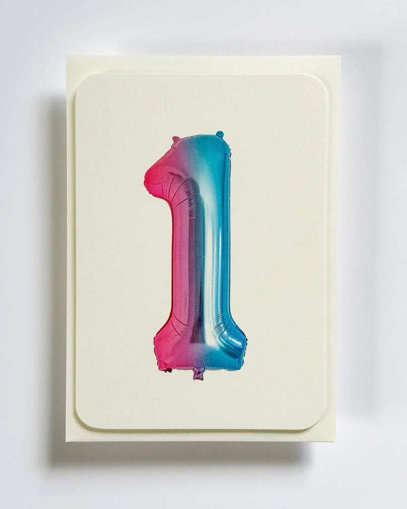 Birthday Balloon No. 1 Greeting Card - Parkette.