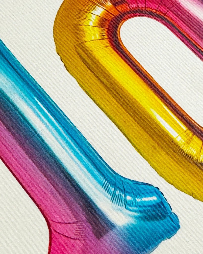 Birthday Balloon No. 10 Greeting Card - Parkette.