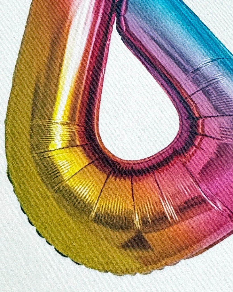 Birthday Balloon No. 4 Greeting Card - Parkette.