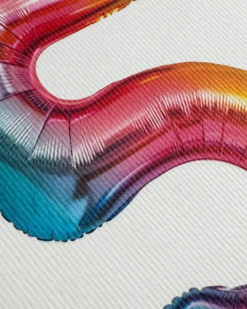 Birthday Balloon No. 5 Greeting Card - Parkette.