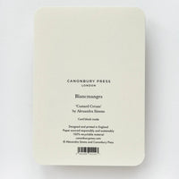 Custard Cream Blancmange Greeting Card - Parkette.