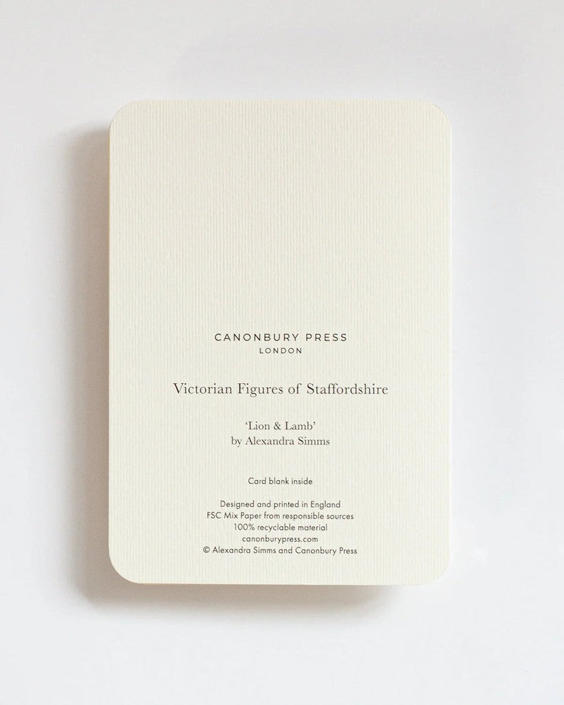 Lion & Lamb Greeting Card - Parkette.
