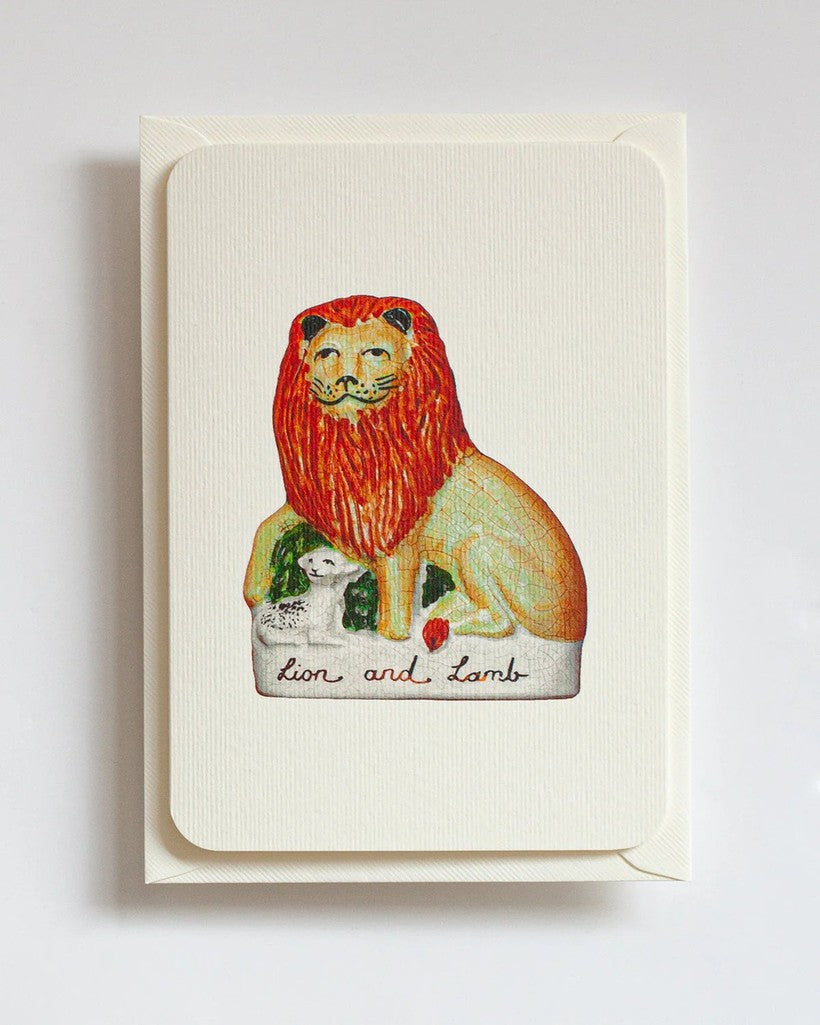 Lion & Lamb Greeting Card - Parkette.