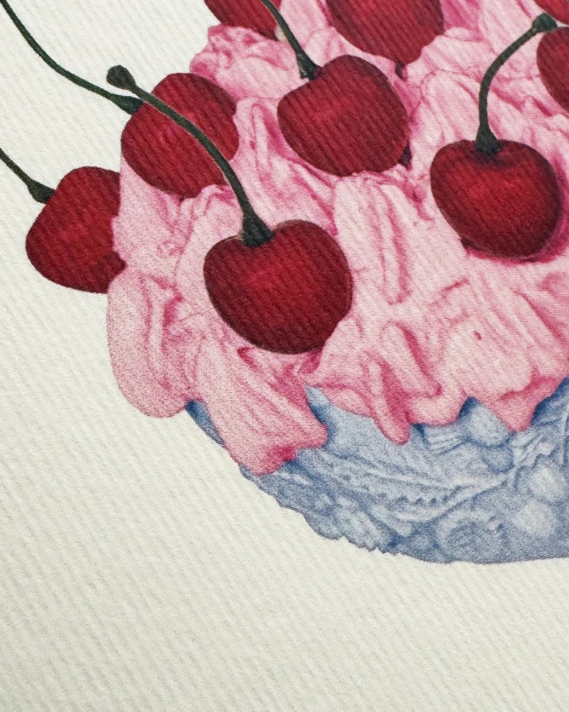 Strawberry Chantilly Cream Greeting Card - Parkette.