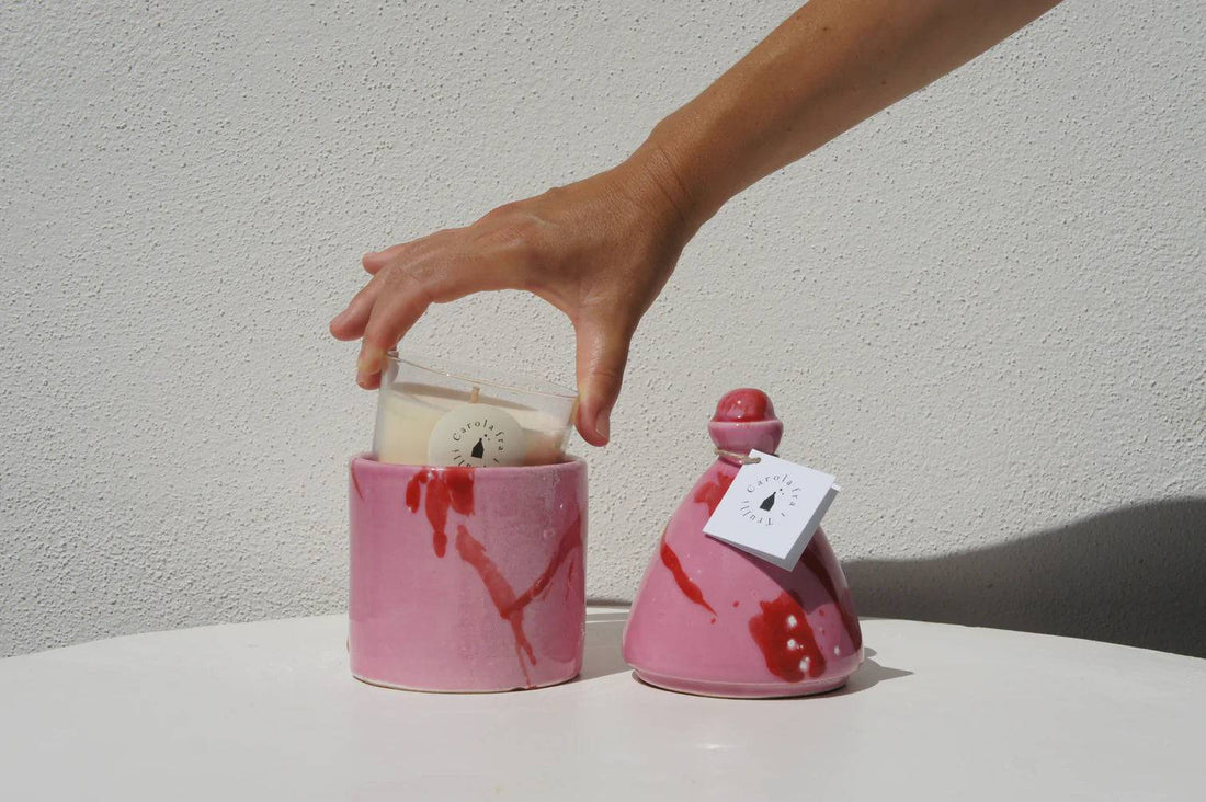Ceramic Candle Holder - Parkette.