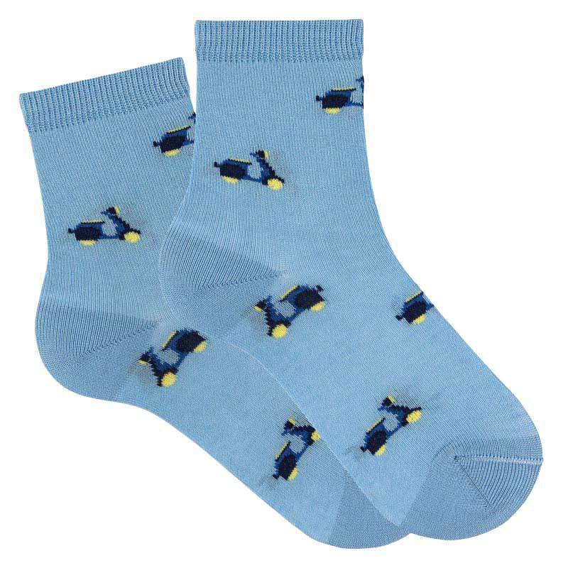 Scooter Print Short Socks - Parkette.