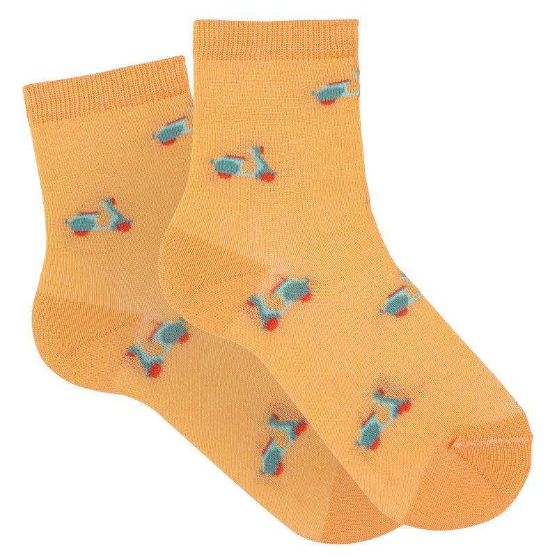 Scooter Print Short Socks - Parkette.