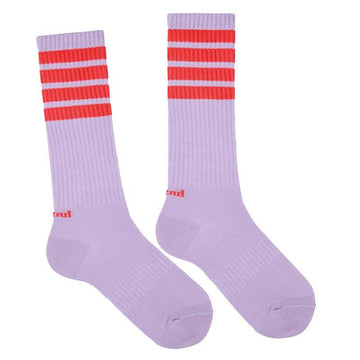 Sport Socks with Four Horizontal Stripes - Parkette.