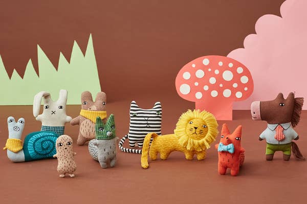 Wilfred Wolf - Cotton Toy - Parkette.