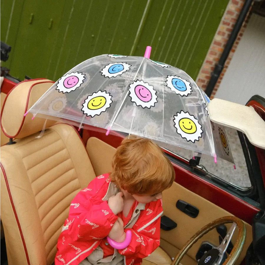 Kids' Smiley Umbrella 🙂 - Parkette.