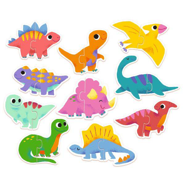 Puzzle Duo - Dinos - Parkette.