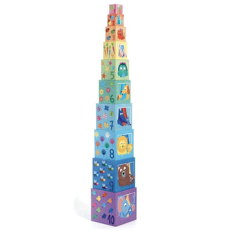 Rainbow Stacking Cubes - Parkette.