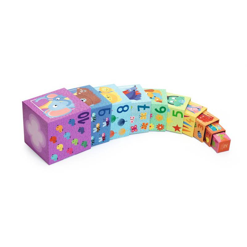 Rainbow Stacking Cubes - Parkette.